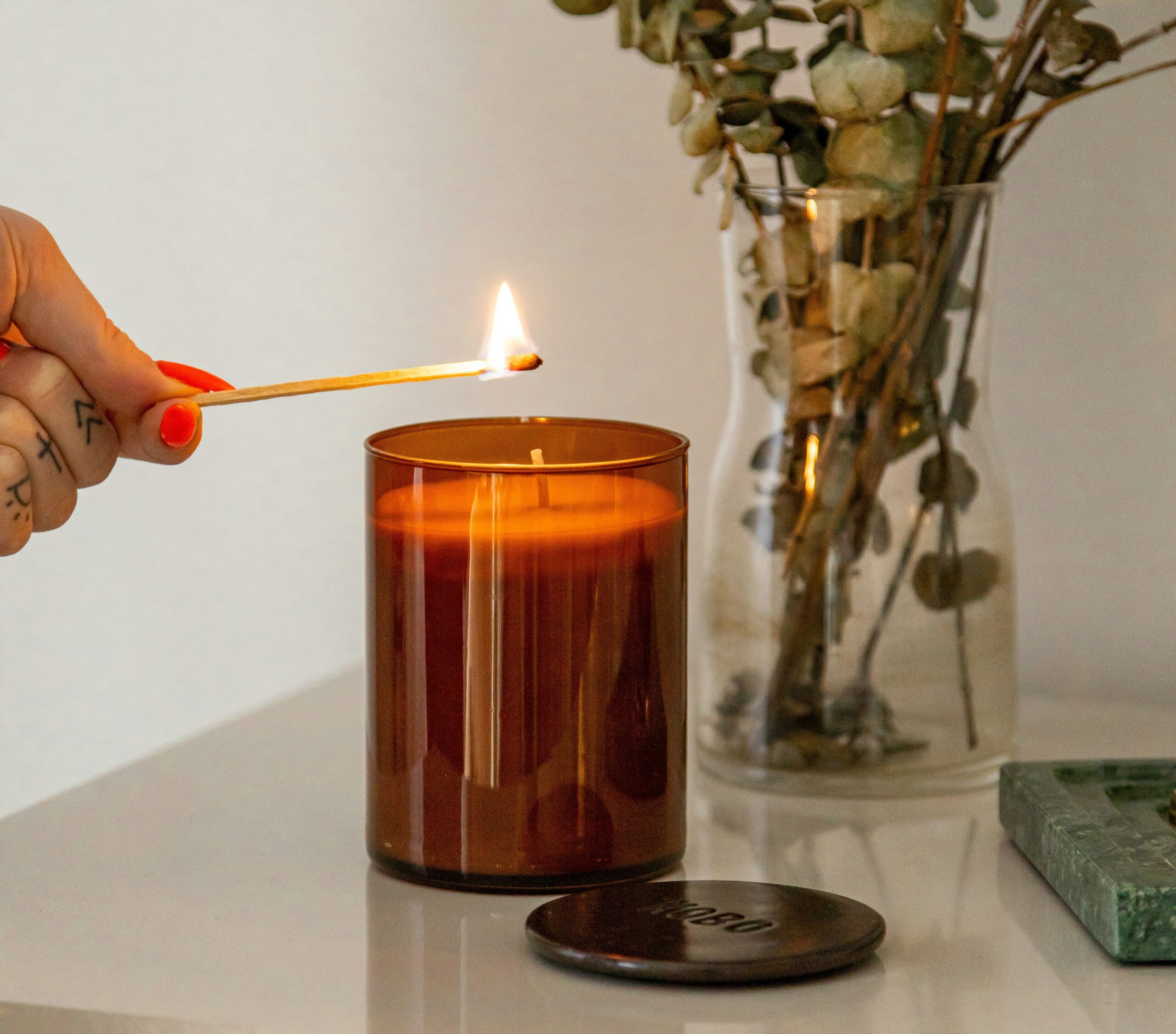 Eco-friendly scented candle gift box